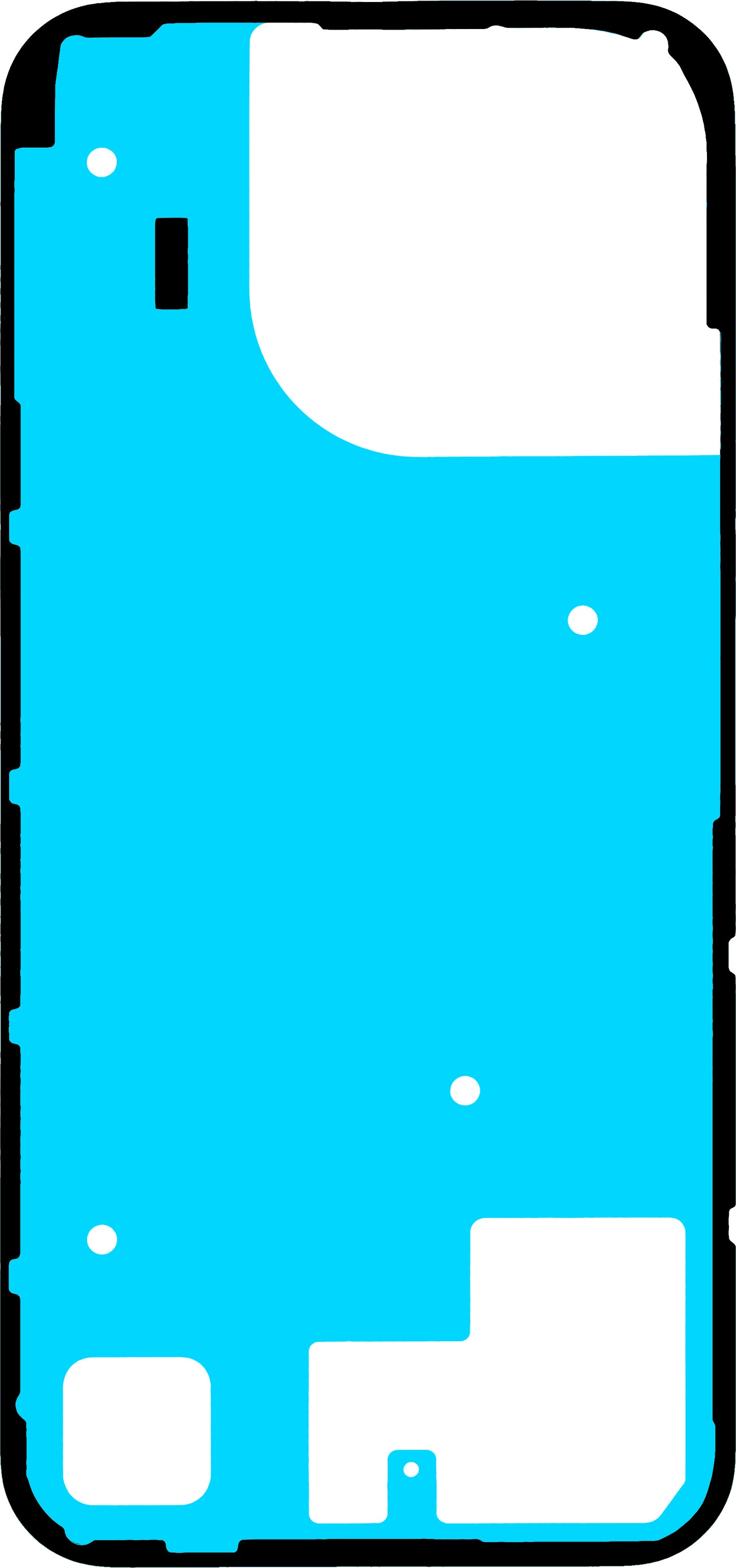Lepak za poklopac baterije Realme 16 Pro, Service Pack 612717000999