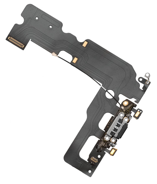 Traka sa konektorom za punjenje - Mikrofon Apple iPhone 7 Plus, Crna