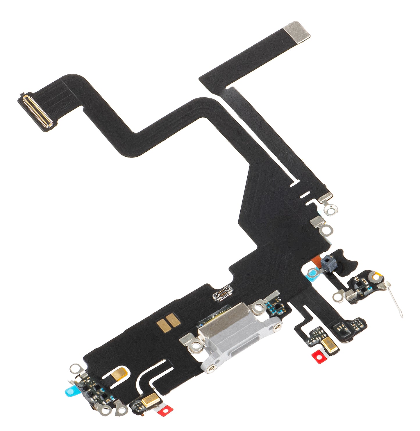 Traka sa Konektorom za Punjenje - Mikrofon Apple iPhone 14 Pro, Srebrna