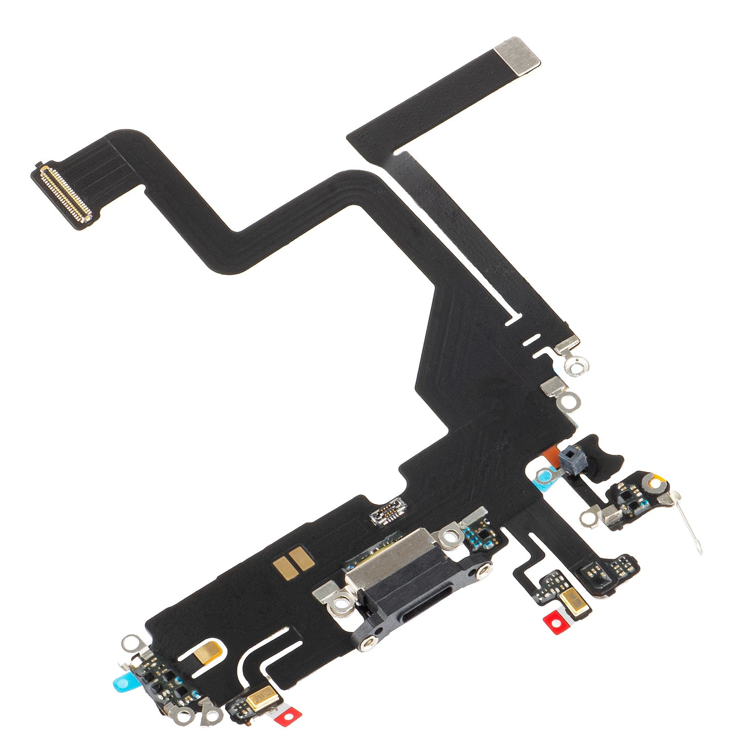 Traka sa Konektorom za Punjenje - Mikrofon Apple iPhone 14 Pro, Crna