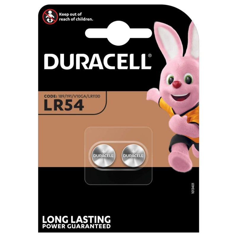 Baterija Duracell, LR54, Set 2 komada
