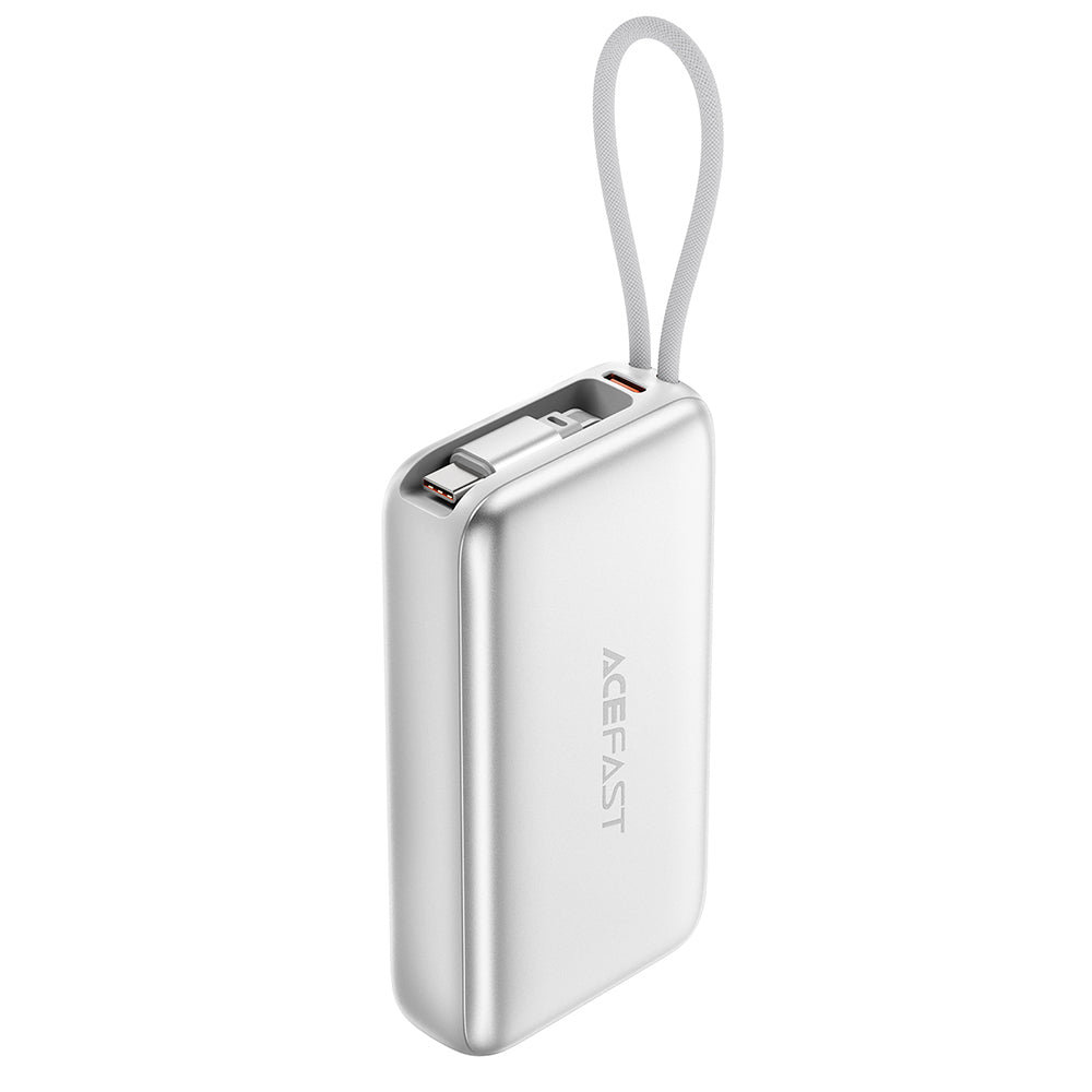 Spoljna baterija Acefast M32, 10000mAh, 35W, PD, 2 x USB-C, Srebrna