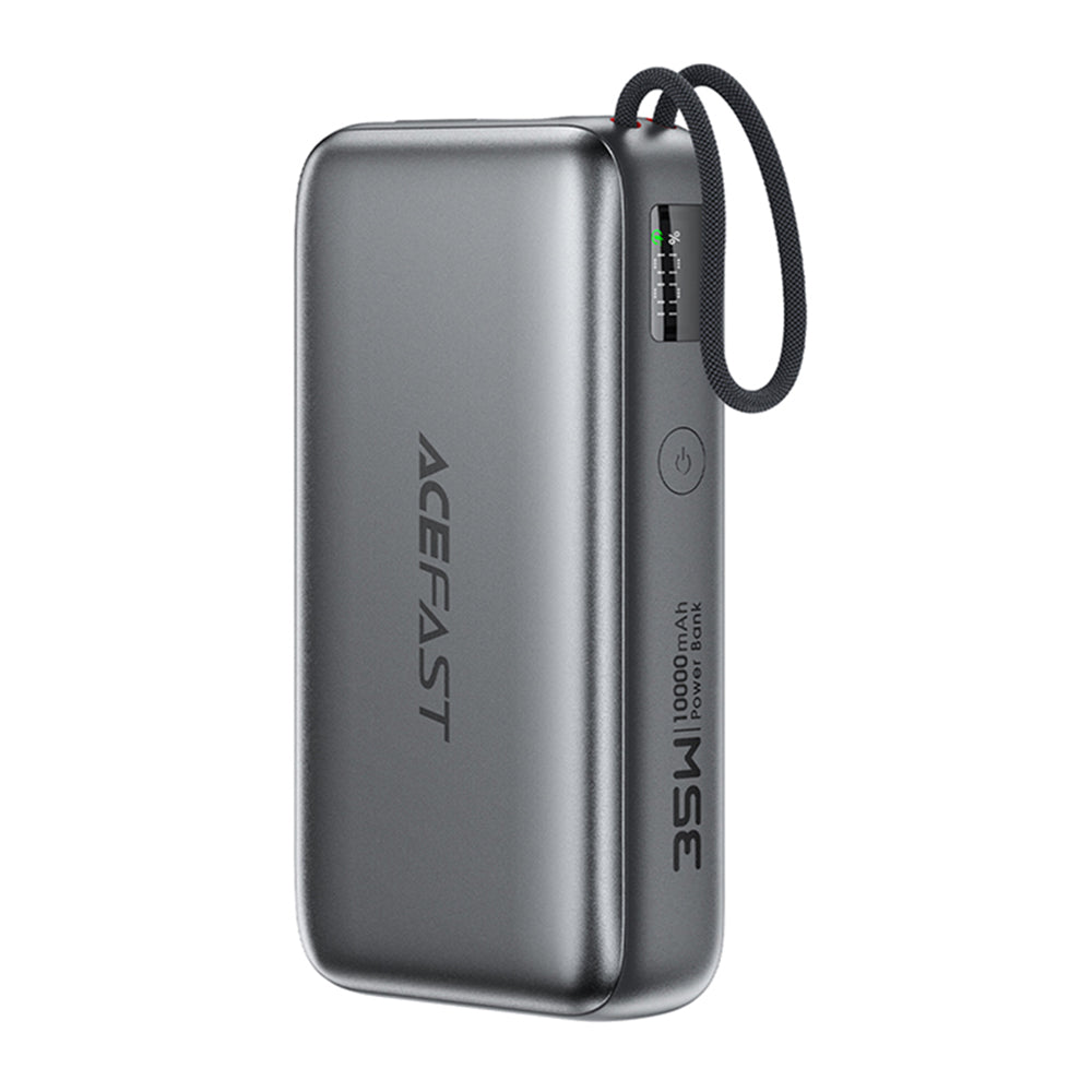 Eksterna baterija Acefast M32, 10000mAh, 35W, PD, 2 x USB-C, Siva