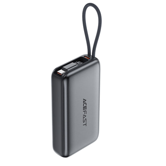 Eksterna baterija Acefast M32, 10000mAh, 35W, PD, 2 x USB-C, Siva