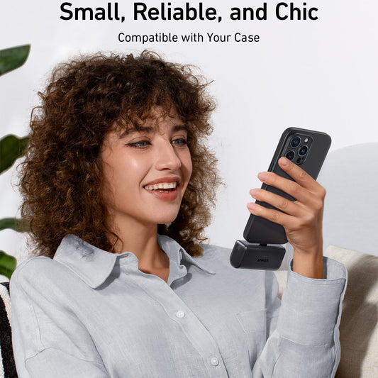 Spoljna baterija Anker Nano, 5000mAh, 22.5W, PD, 2 x USB-C, Crna A1653H11