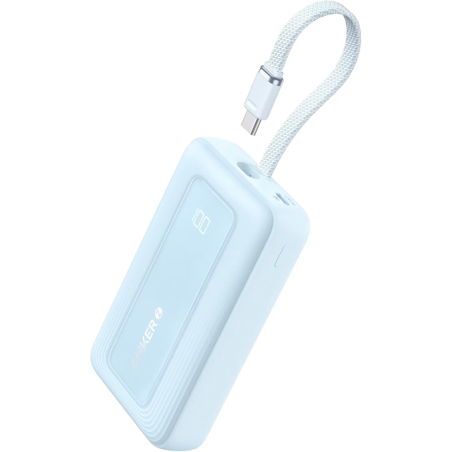 Spoljna baterija Anker Zolo, 10000mAh, 30W, QC + PD, 1 x USB-A - 2 x USB-C, Plava A1688031