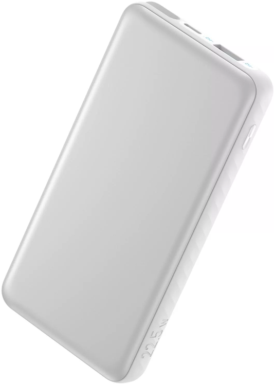 Spoljna baterija Anker Zolo, 10000mAh, 22.5W, QC + PD, 1 x USB-A - 2 x USB-C, Bela A110DH21