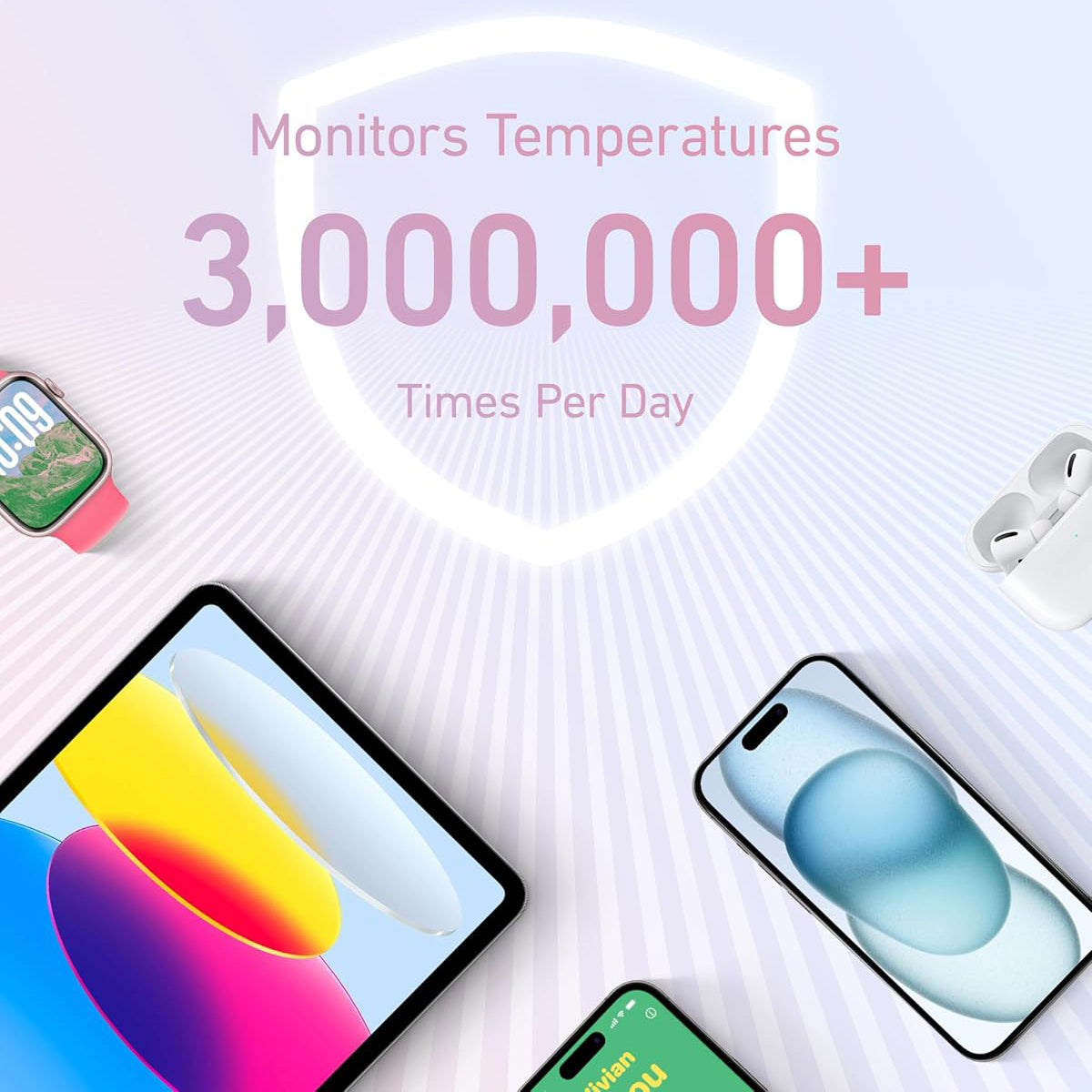 Spoljna baterija Anker Zolo, 20000mAh, 30W, QC + PD, 1 x USB-A - 2 x USB-C, Plava A1689031