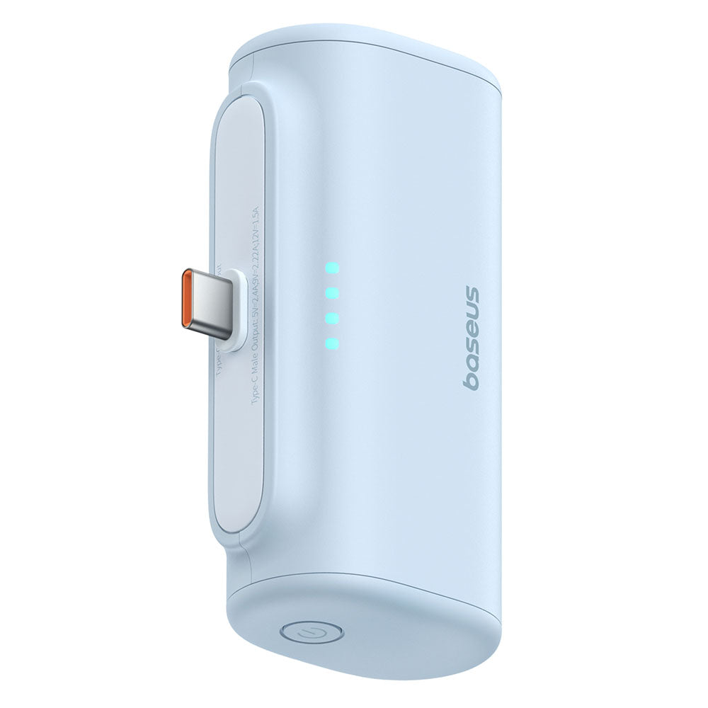 Spoljna baterija Baseus Compact, 5000mAh, 20W, PD, 2 x USB-C, Plava P10068306313-00