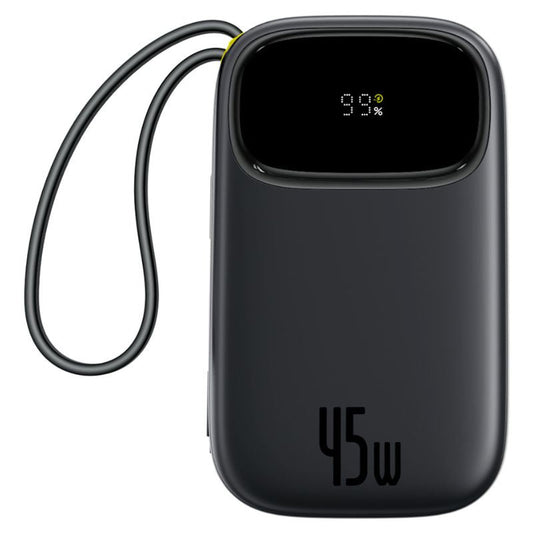 Eksterna baterija Baseus EnerFill FC31 Qpow 3, 10000mAh, 45W, QC + PD, 1 x USB-A - 3 x USB-C, Crna P10082102123-00