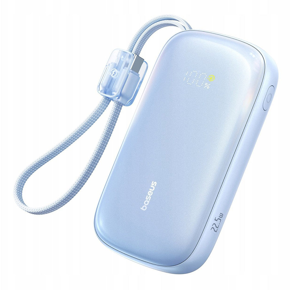 Spoljna baterija Baseus EnerFill FC21 Qpow 3 Ultra, 10000mAh, 22.5W, QC + PD, 1 x USB-A - 1 x USB-C, Plava E0027L03