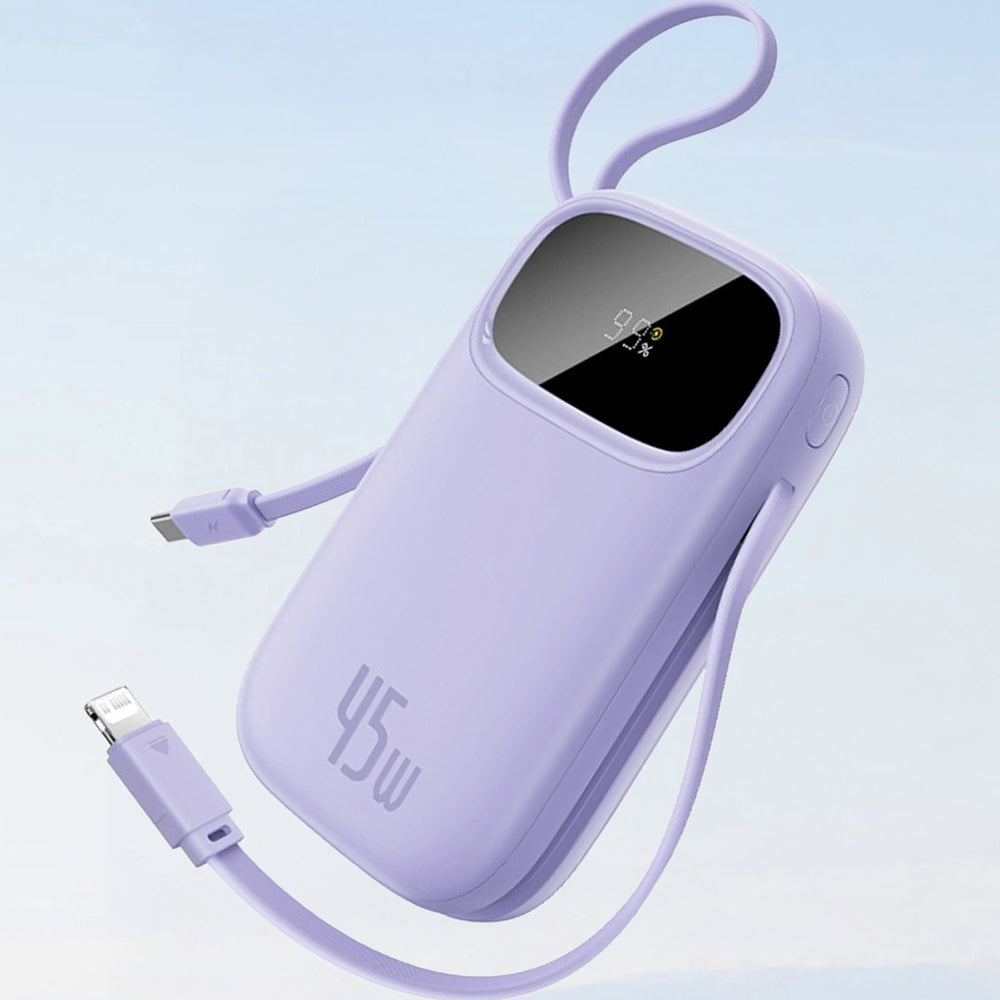 Spoljna baterija Baseus EnerFill FC31 Qpow 3, 20000mAh, 45W, QC + PD, 1 x Lightning - 1 x USB-A - 2 x USB-C, Plava E0028D03