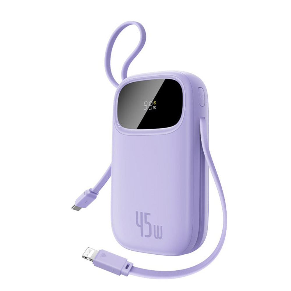 Spoljna baterija Baseus EnerFill FC31 Qpow 3, 20000mAh, 45W, QC + PD, 1 x Lightning - 1 x USB-A - 2 x USB-C, Ljubičasta E0028D02