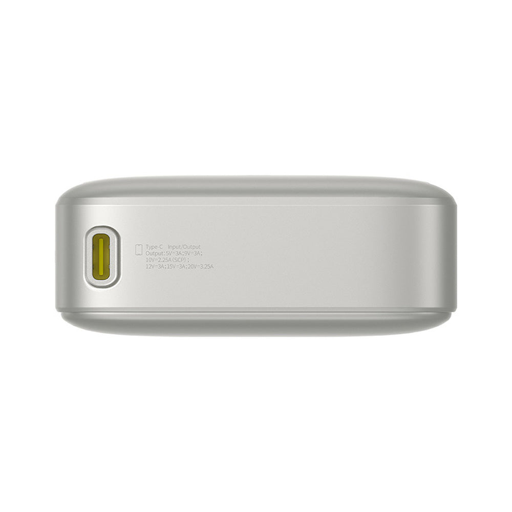 Spoljna baterija Baseus Free2Pull, 20000mAh, 65W, PD, 2 x USB-C, Siva P10073700843-00