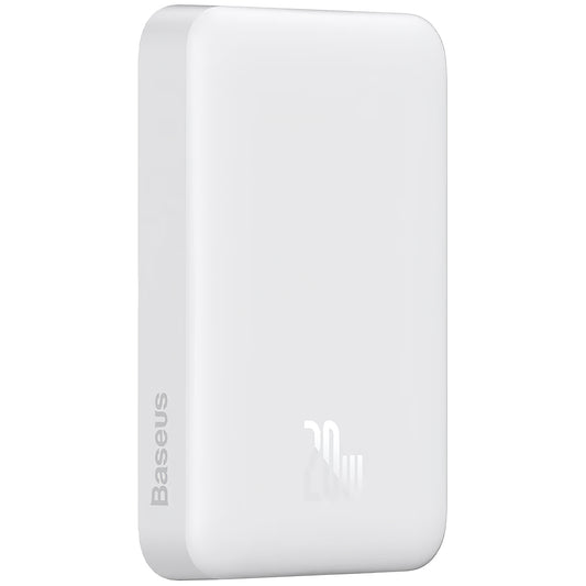 Spoljna baterija Baseus Magnetic Mini, 10000mAh, 20W, PD + FQI, 1 x USB-C, Bela P10059001223-00