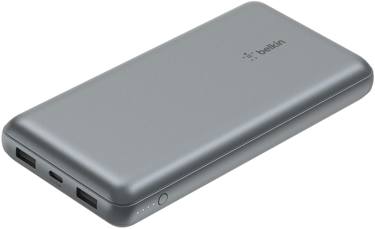 Eksterna baterija Belkin BoostCharge Pro, 20000mAh, 15W, 1 x USB-C - 2 x USB-A, Siva BPB012btGY