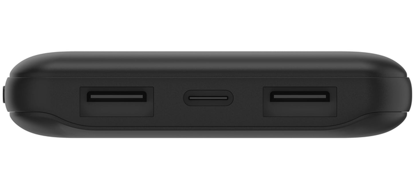 Eksterna baterija Belkin BoostCharge, 10000mAh, 15W, 1 x USB-C - 2 x USB-A, Crna BPB011btBK