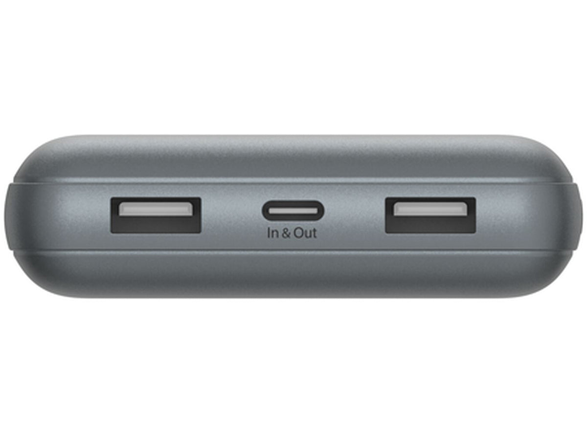 Eksterna baterija Belkin BoostCharge Pro, 20000mAh, 15W, 1 x USB-C - 2 x USB-A, Siva BPB012btGY