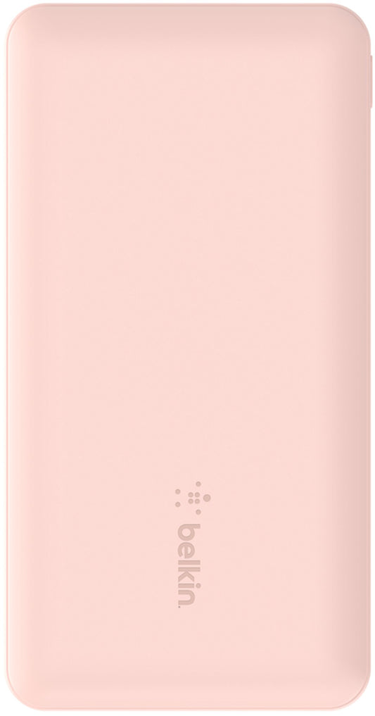 Eksterni punjač Belkin BoostCharge, 10000mAh, 15W, 1 x USB-C - 2 x USB-A, Roze BPB011btRG