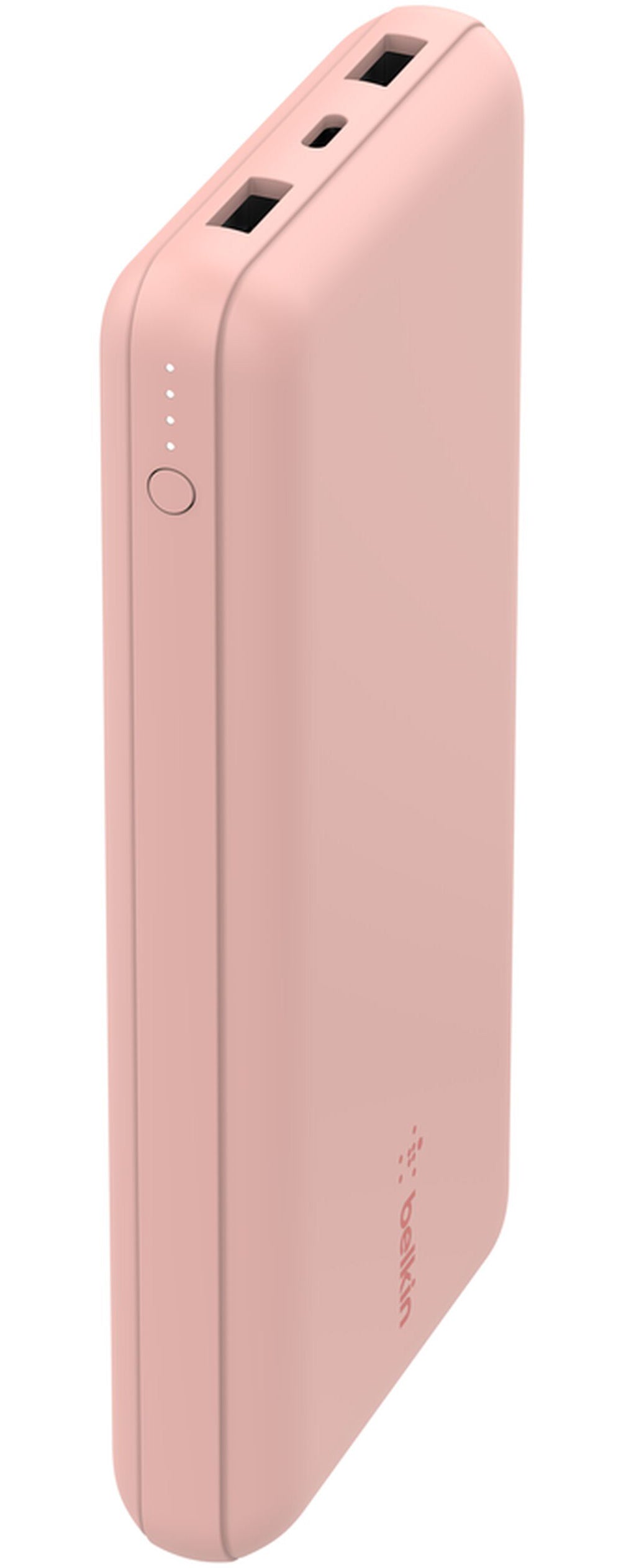 Eksterni punjač Belkin BoostCharge, 20000mAh, 15W, 1 x USB-C - 2 x USB-A, Roze Zlatna BPB012btRG