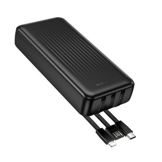 Spoljna baterija Borofone BJ79 Clever, 20000mAh, 10W, 1 x Lightning - 1 x USB-A - 1 x USB-C, Crna