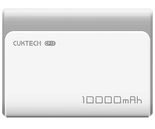 Eksterna baterija Cuktech CP13, 10000mAh, 30W, QC + PD, 1 x USB-A - 1 x USB-C, Siva