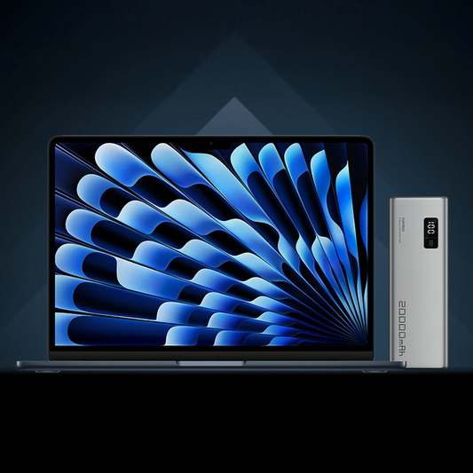 Eksterna baterija Cuktech P+ No.15, 20000mAh, 150W, QC + PD, 1 x USB-A - 2 x USB-C, Siva CUKPB200GLBK