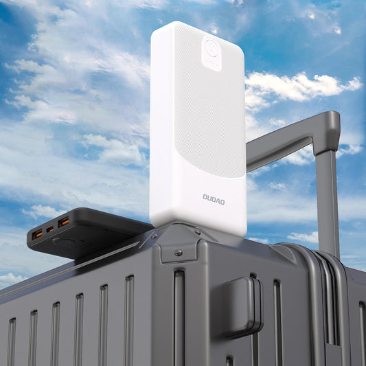 Eksterna baterija Dudao K10, 10000mAh, 12W, 2 x USB-A, Crna