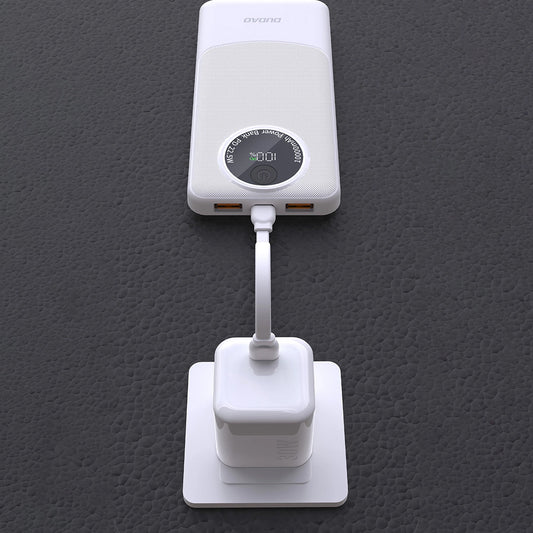 Spoljna baterija Dudao K12Pro, 20000mAh, 22.5W, QC + PD, 1 x USB-C - 2 x USB-A, Bela