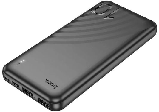 Eksterna baterija HOCO J123, 10000mAh, 10W, 2 x USB-A, Crna