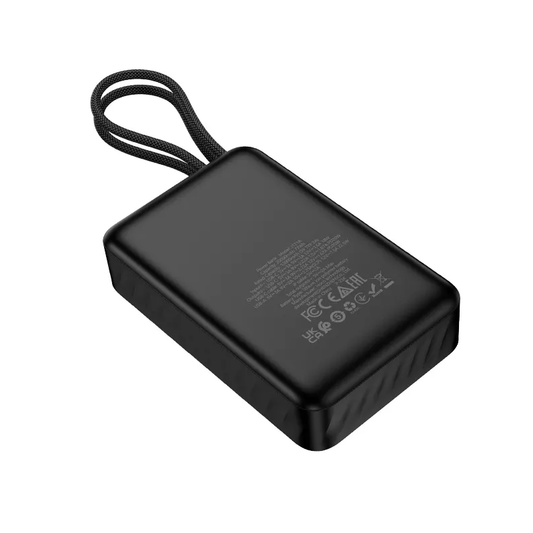 Eksterna baterija HOCO J171A, 20000mAh, 22.5W, QC + PD, 1 x Lightning - 1 x USB-A - 2 x USB-C, Crna