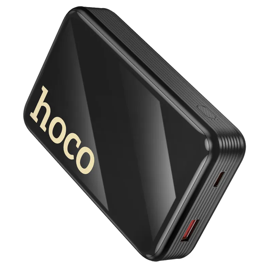 Eksterni punjač HOCO Q37A, 20000mAh, 22.5W, QC + PD, 1 x Lightning - 1 x USB-A - 2 x USB-C, Crna