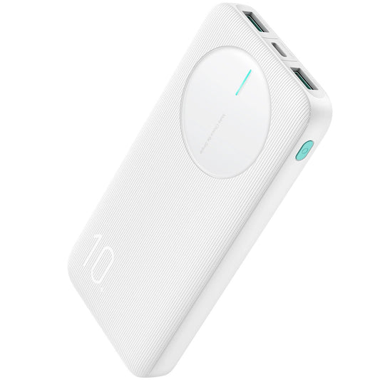 Spoljna baterija Joyroom JR-PBF12, 10000mAh, 12W, 1 x USB-C - 2 x USB-A, Bela