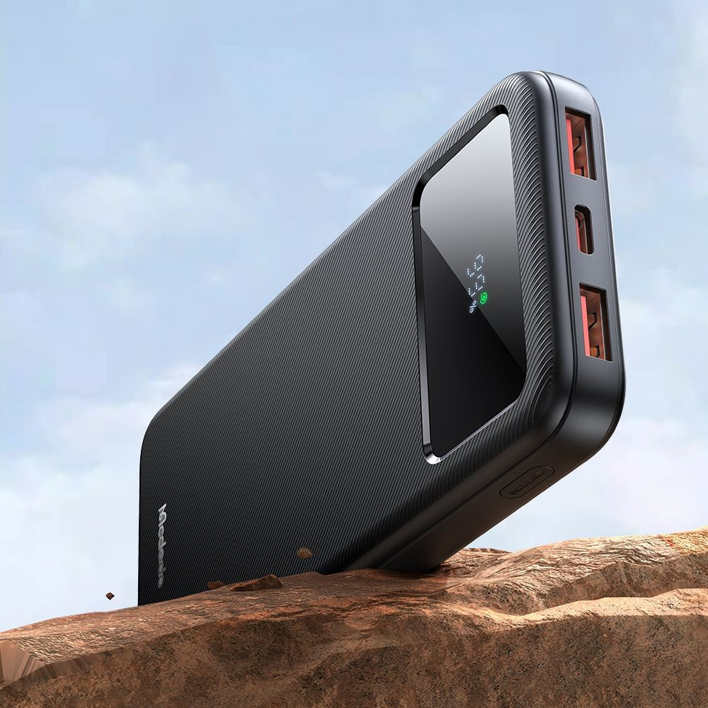 Eksterna baterija McDodo MC-4220, 10000mAh, 22.5W, QC + PD, 2 x USB-A - 1 x USB-C, Crna