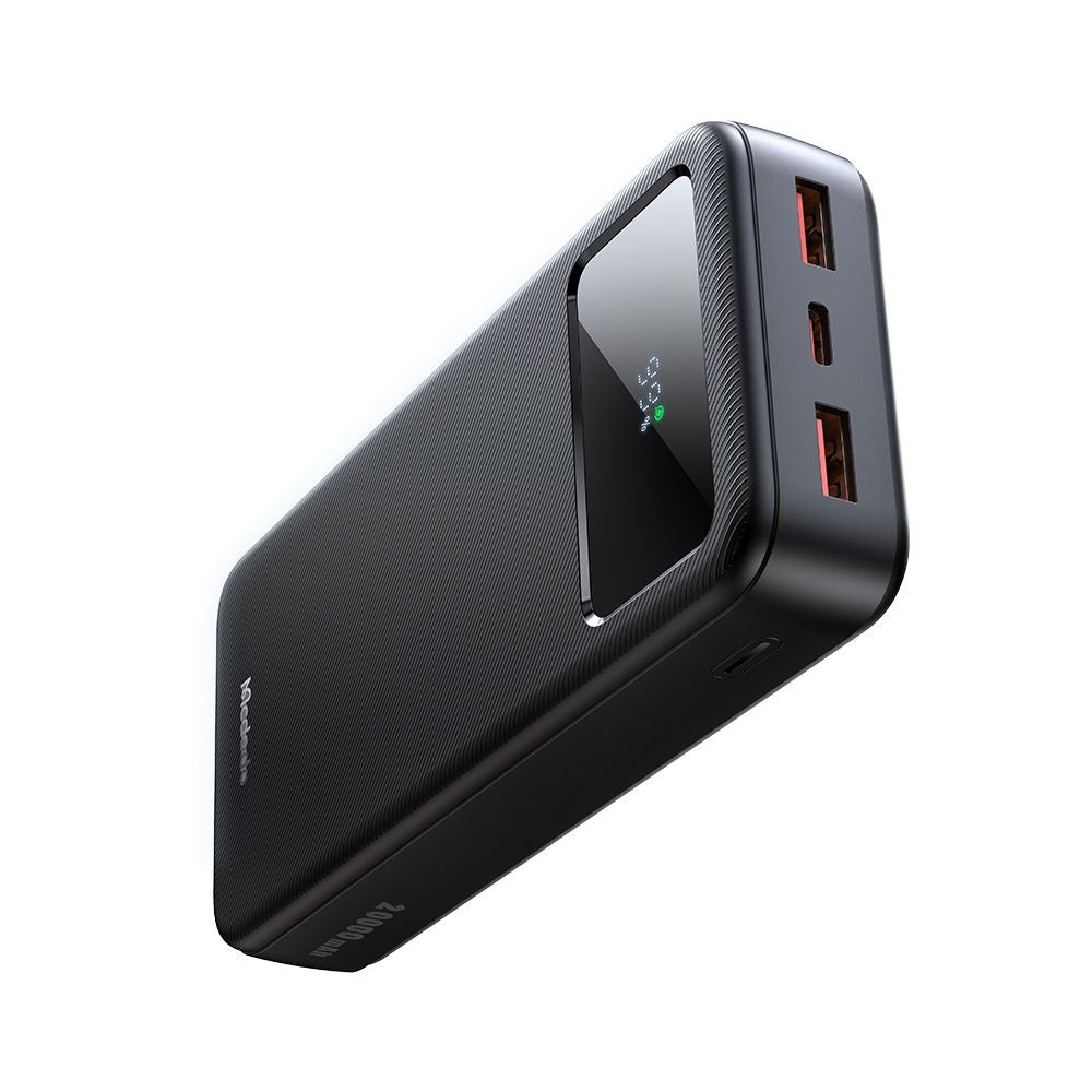 Eksterna baterija McDodo MC-4230, 20000mAh, 22.5W, QC + PD, 2 x USB-A - 1 x USB-C, Crna