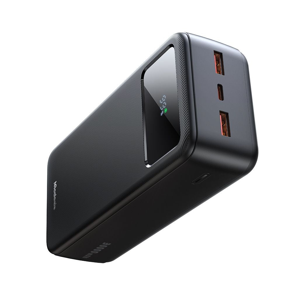 Eksterna baterija McDodo MC-4240, 30000mAh, 22.5W, QC + PD, 2 x USB-A - 1 x USB-C, Crna