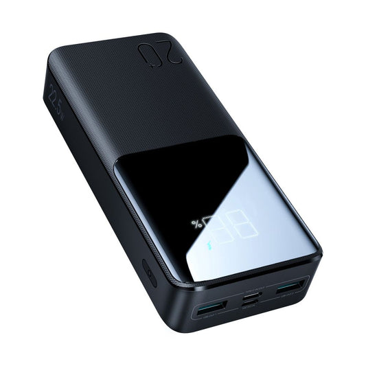 Eksterna baterija Joyroom, 20000mAh, 22.5W, QC + PD, 1 x USB-C - 2 x USB-A, Crna JR-QP192
