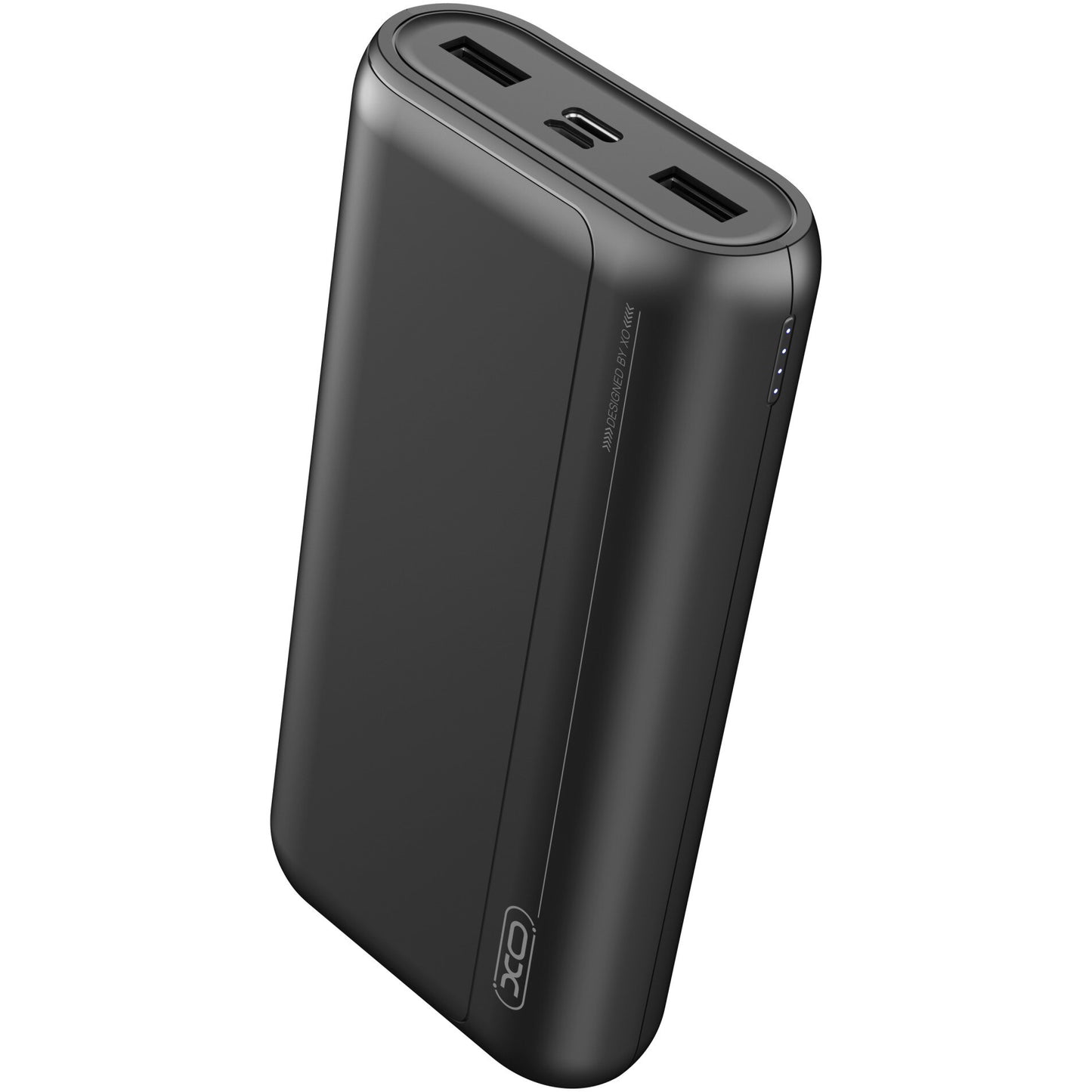 Spoljna baterija XO Design PR127, 20000mAh, 22.5W, QC + PD, 1 x USB-C - 2 x USB-A, Crna