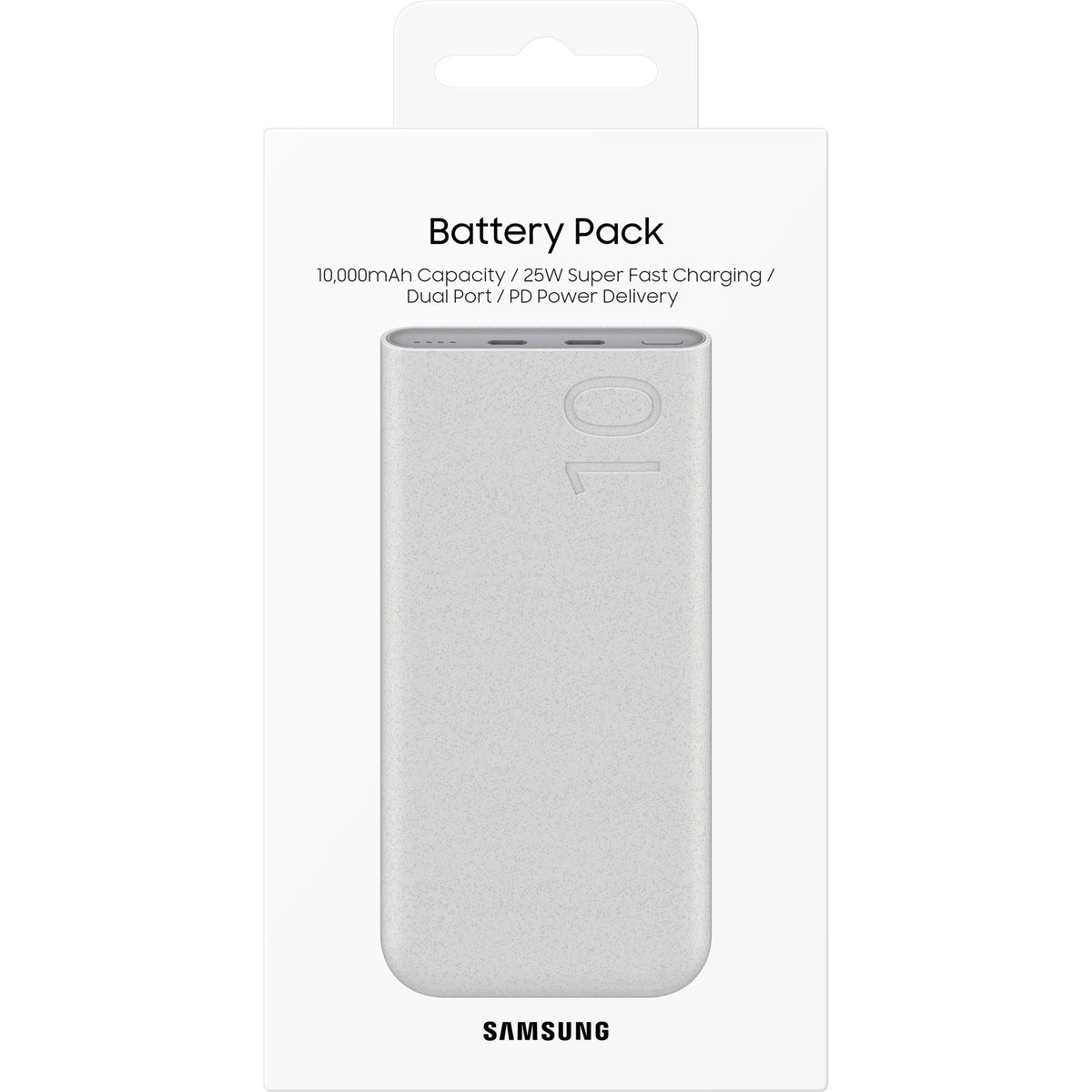 Samsung Eksterna Baterija, 10000mAh, 25W, PD, 2 x USB-C, Bež, Refabrikovana EB-P3400XUEGEU