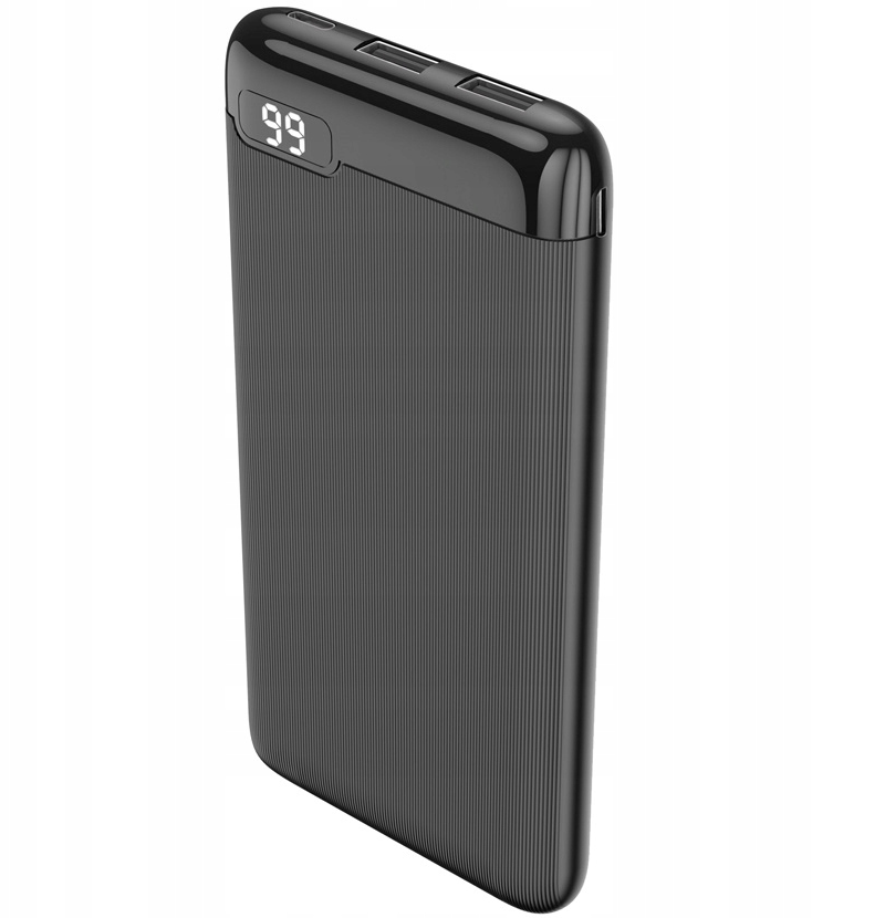 Spoljna baterija Setty SPBL-10, 10000mAh, 10W, 2 x USB-A, Crna