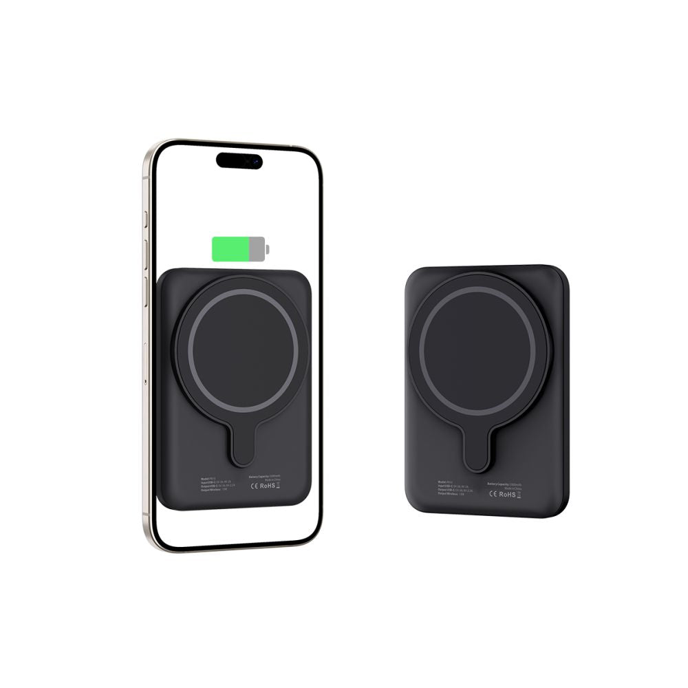 Eksterna Baterija Wireless Tech-Protect PB10 LifeMag, 5000mAh, 15W, PD + FQI, 1 x QI - 1 x USB-C, Crna