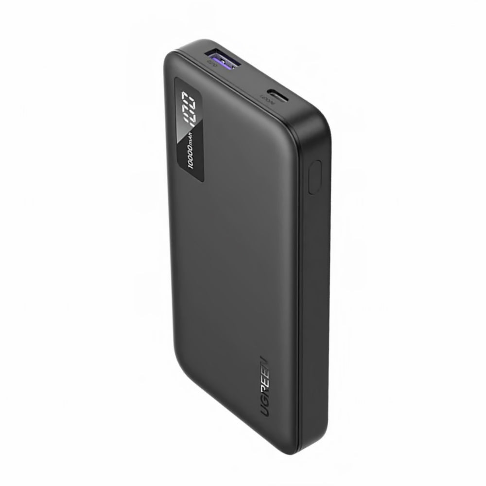 Spoljna Baterija UGREEN PB311, 10000mAh, 22.5W, QC + PD, 1 x USB-C - 2 x USB-A, Crna