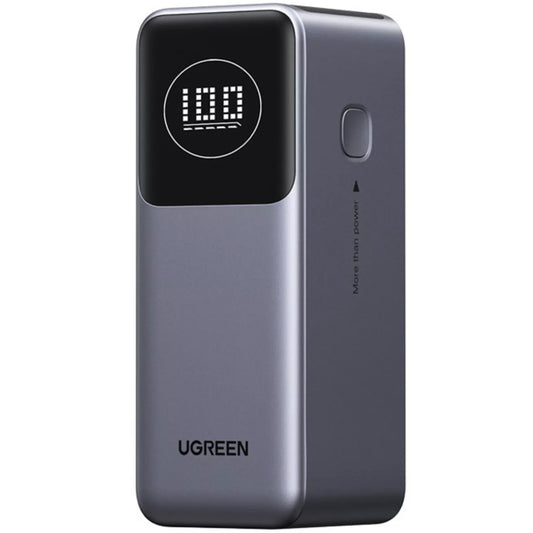Spoljna baterija UGREEN PB724, 12000mAh, 100W, QC + PD, 1 x USB-A - 1 x USB-C, Siva