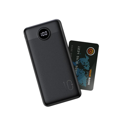 Spoljna baterija Veger L10S, 10000mAh, 20W, QC + PD, 1 x USB-C - 2 x USB-A, Crna