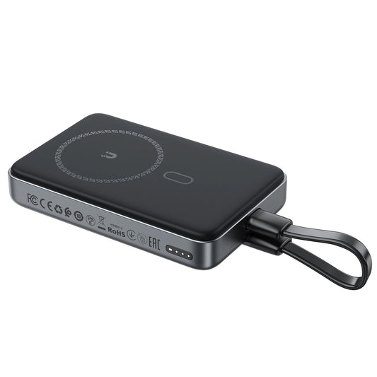 Spoljna Bežična Baterija Acefast M10, 10000mAh, 30W, PD + FQI, 1 x QI - 2 x USB-C, Crna