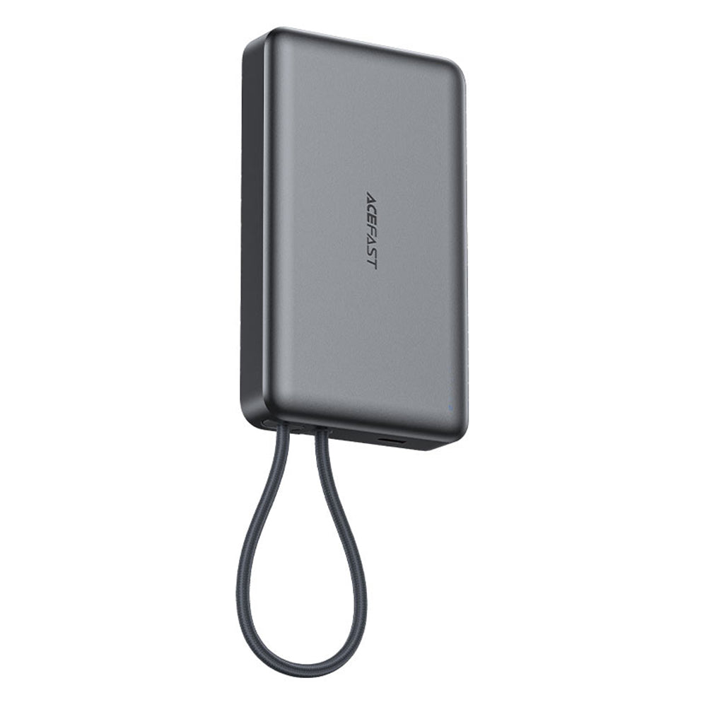 Baterija Eksterna Wireless Acefast M18, 10000mAh, 22.5W, PD + FQI, 1 x QI - 2 x USB-C, Crna