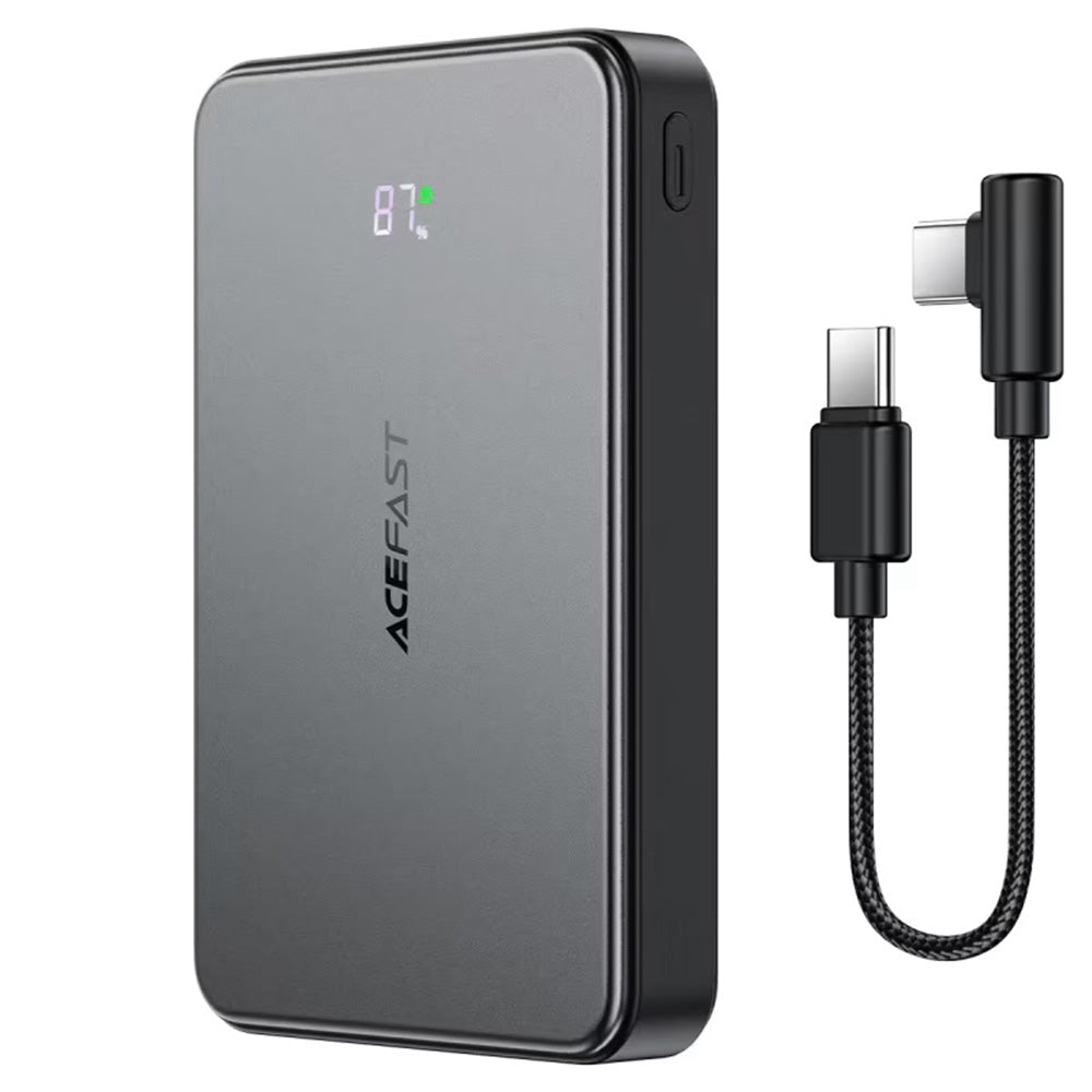 Spoljna baterija Wireless Acefast M31, 10000mAh, 22.5W, QC + PD + FQI, 1 x QI - 1 x USB-A - 2 x USB-C, Crna