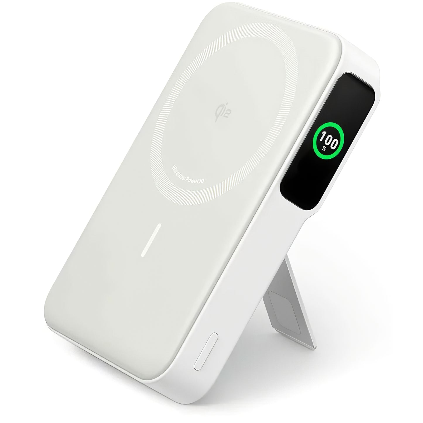 Eksterna baterija bežična Anker MagGo, 10000mAh, 27W, PD + FQI, 1 x QI - 1 x USB-C, bela A1654G21