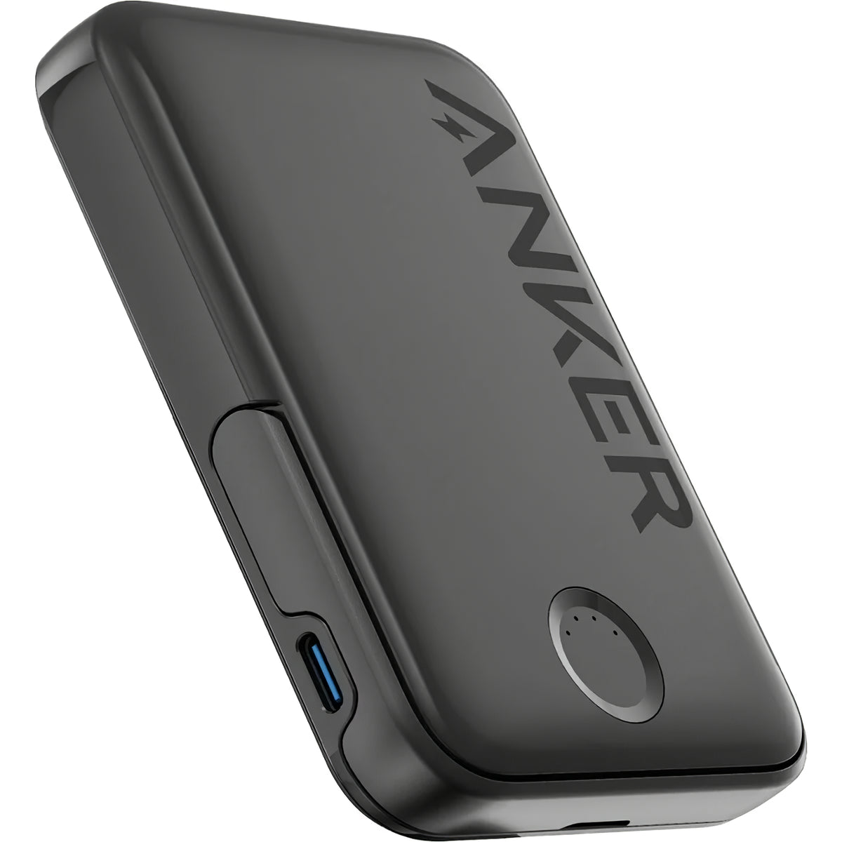 Spoljna Bežična Baterija Anker 322 MagGo, 5000mAh, 12W, 1 x QI - 1 x USB-C, Crna A1618G11