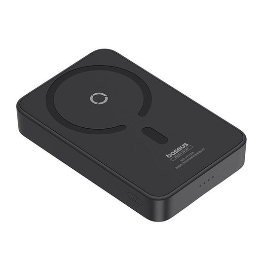 Spoljna bežična baterija Baseus MagPro PPCXZ05, 5000mAh, 20W, PD + FQI, 1 x QI - 1 x USB-C, Crna, Ponovo zapečaćena P10064101123-00